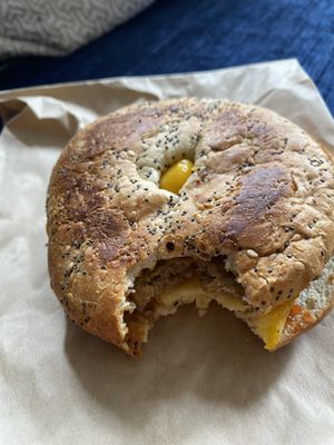 Breakfast sandwich   at Peet's Coffee in Chicago