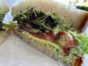 Chickpea sandwich   at Rustic Bakery Cafe in Novato