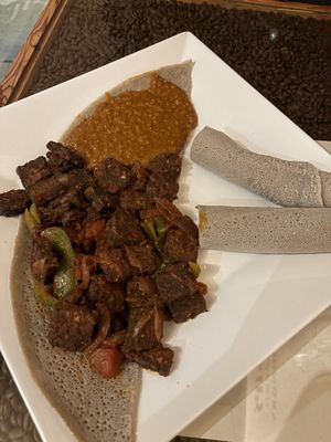 Tempeh Tibs & Misir  at Addissae in Asheville