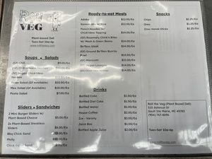   at Roll The Veg in Sault Ste Marie