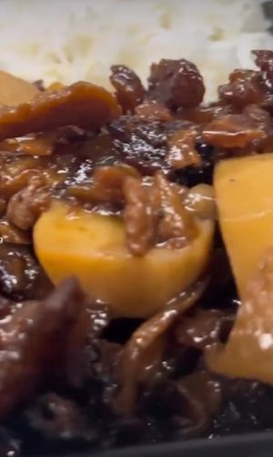 I loved the adobo. It had very addicting vegan chicken and the potatoes were so good. I would definitely reccomend to anyone who is planning on coming to the area. at Roll The Veg in Sault Ste Marie