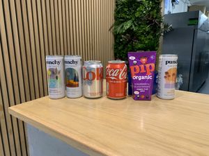 Drink options  at Clean Kitchen Club in North West London