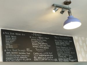 Menu  at Piece in Aberfeldy