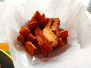 Sweet potato fries at Lounges - Tretho Lounge in St Ives