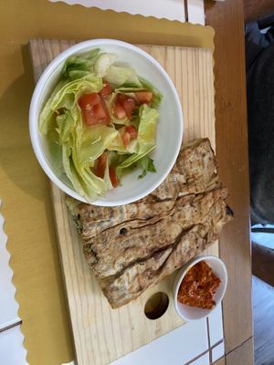 The burek- cheese & spinach   at Red Bud Cafe in Daytona Beach
