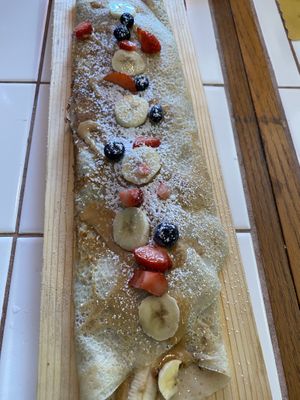Dessert crepe - vegan   at Red Bud Cafe in Daytona Beach