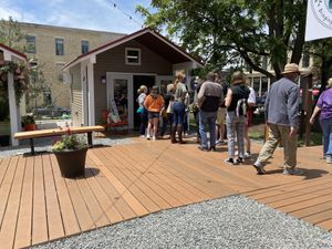 Good things come to those who wait (the line moves quickly) at New Moon Vegan in Batavia