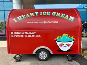 Follow them on social media for the truck’s current location and menus  at I Heart Ice Cream in Dayton