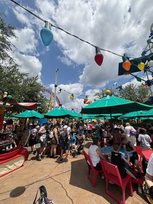 seating   at Walt Disney World - Woody's Lunch Box in Lake Buena Vista