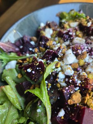 Pistachio beet salad at Bar Hygge in Philadelphia