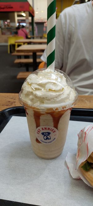 Apple pie shake at Fat Annie's in Leeds