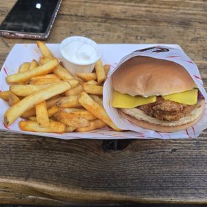 Ranch burger at Fat Annie's in Leeds