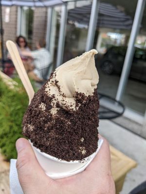 Cold brew with Oreo at Cold Truth in Detroit