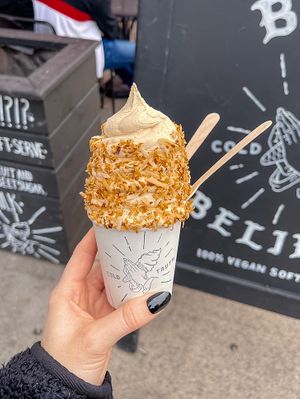 pumpkin with toasted coconut   at Cold Truth in Detroit