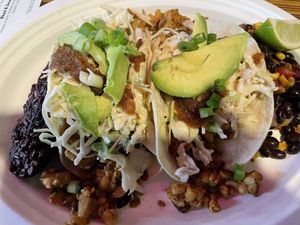 tempeh taco #Veganuary at Astoria Coffeehouse & Bistro in Astoria