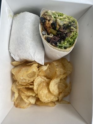 Southwestern Wrap (vegan as is)  at Astoria Coffeehouse & Bistro in Astoria