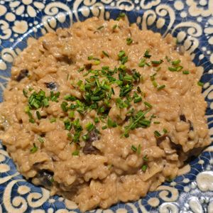 Mushroom Risotto at La Gorda de las Delicias in Sevilla