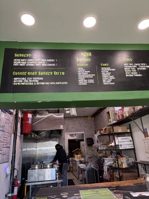   at Fat Boy's Vegan Burgers in Brooklyn