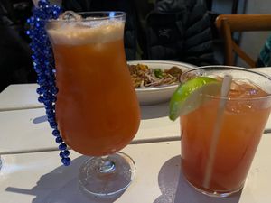 Nola Hurricane and Crescent City Cooler at NOLA in Palo Alto