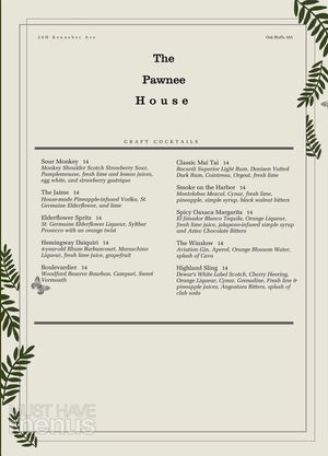 Cocktails at The Pawnee House in Oak Bluffs