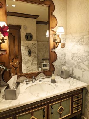 The bathroom is pretty too! at Konditorei in Sun Valley