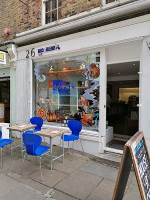 Storefront at Bird & Blend in North London