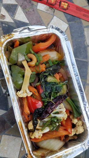 Number 20 (tamarind sauce) with vegetables at Thai Nong Khai in Kempen