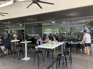 Outside  at The Rabbit Hole in Darwin