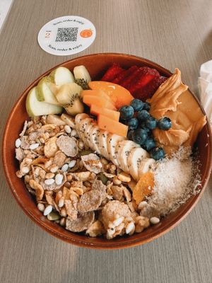 Açai bowl   at The Harvest Press in Darwin