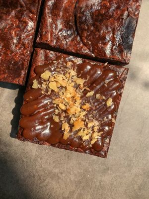 .miso caramel brownie at Not Your Mama in Ho Chi Minh City