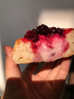.summer berry cheesecake brioche at Not Your Mama in Ho Chi Minh City