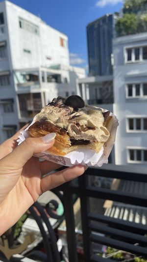 Mocha tart - this was my fav!  at Not Your Mama in Ho Chi Minh City