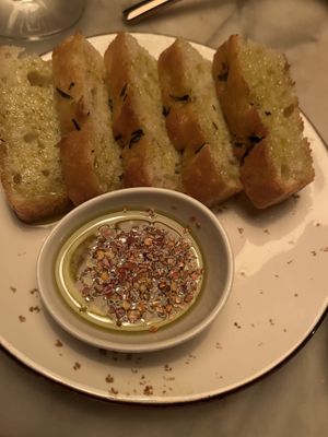 Focaccia’s bread  at Soda Club in New York City