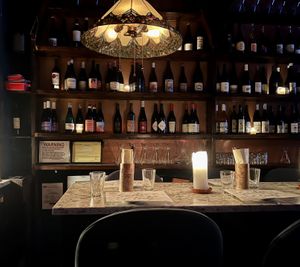 Table seating  at Soda Club in New York City