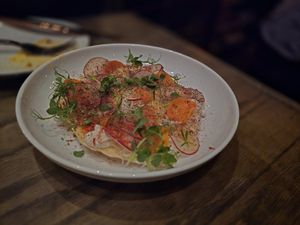 Pine nut ricotta at Soda Club in New York City