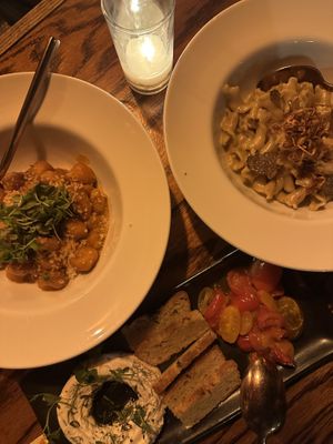 Gigli, herbed ricotta, gnocchii  at Soda Club in New York City