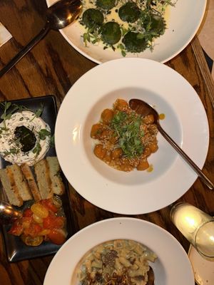 Plates  at Soda Club in New York City