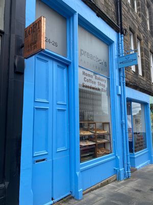 Hello at Preacher's Patisserie in Edinburgh