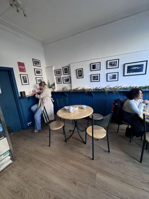 Seating   at Preacher's Patisserie in Edinburgh