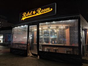 Outside of Rebel Room at Rebel Room in Berlin