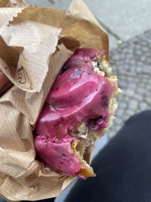 Blueberry bun  at Calm Coffee in Berlin