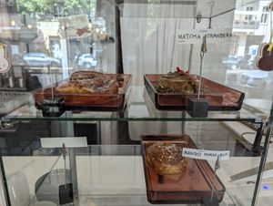 3 vegan cinnamon rolls! at Calm Coffee in Berlin