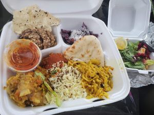 take out during COVID at Good Karma Cafe in Gulfport