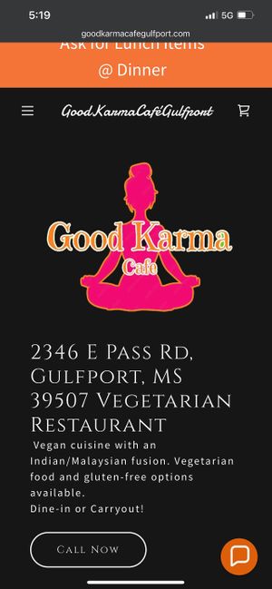  at Good Karma Cafe in Gulfport