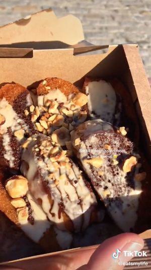 Nutella Bao at Thess Bao in Thessaloniki