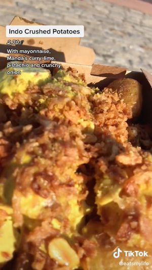 Indo Crushed Potatoes at Thess Bao in Thessaloniki