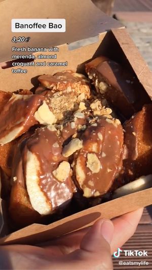 Banoffee Bao at Thess Bao in Thessaloniki