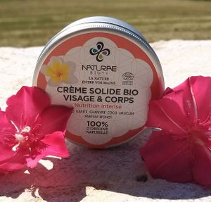 Crème solide universelle 100% naturelle, bio, végan et fabriquée en Occitanie at Naturae Bioty  in Millau