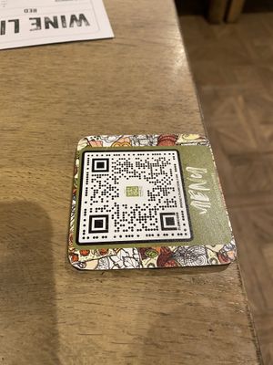 Access menu via QR code  at The Herbalist in Maidstone