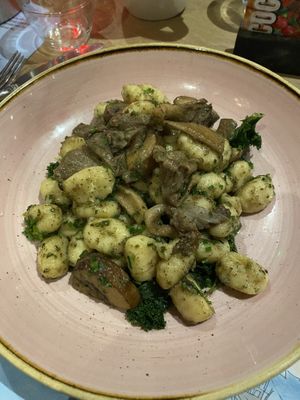 Wild Mushroom & Sage Gnocchii #Veganuary at The Herbalist in Maidstone